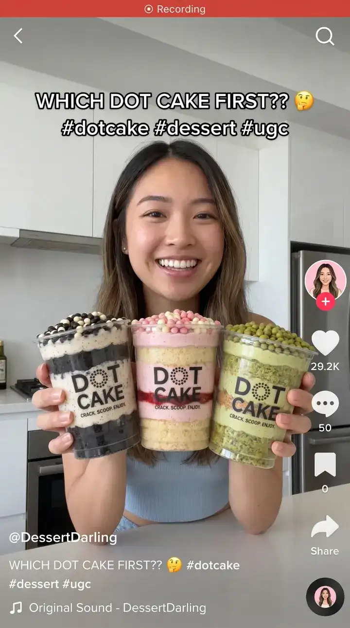 Avis TikTok DOT CAKE n°3